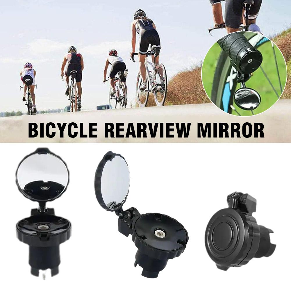 Mirror Handlebar Convex - กระจกมองหลังติดแฮนด์จักรยาน – กระจกอะคริลิกนูนแบบความละเอียดสูงสำหรับจักรยานเสือหมอบและจักรยานเสือภูเขา อุปกรณ์เสริมสำหรับการขี่กลางแจ้ง