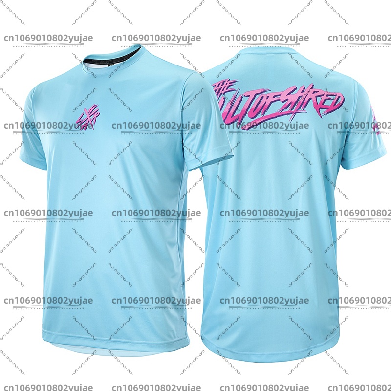 Cycling Commuting - เสื้อเจอร์ซีย์สำหรับขี่มอเตอร์ไซค์วิบากแบบหลวมๆ สำหรับฤดูร้อน แขนสั้น ระบายอากาศได้ดี เหมาะสำหรับ BMX
