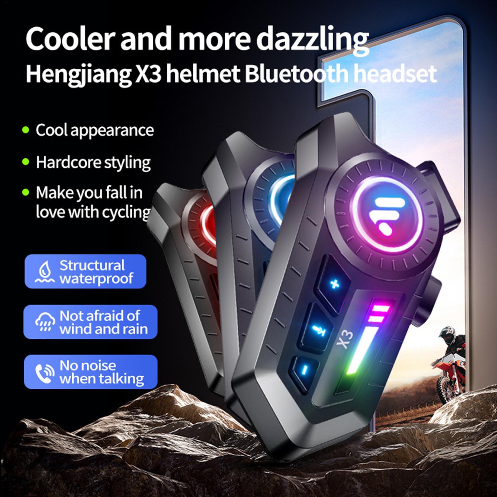 Commute Cycling Helmet - ชุดหูฟังติดหมวกกันน็อค ชุดหูฟังไร้สายลำโพงคู่ หูฟังสื่อสารสำหรับการขี่จักรยาน สำหรับการเดินทางในชีวิตประจำวัน การเดินทางด้วยรถจักรยานยนต์ รถมอเตอร์ไซค์วิบาก