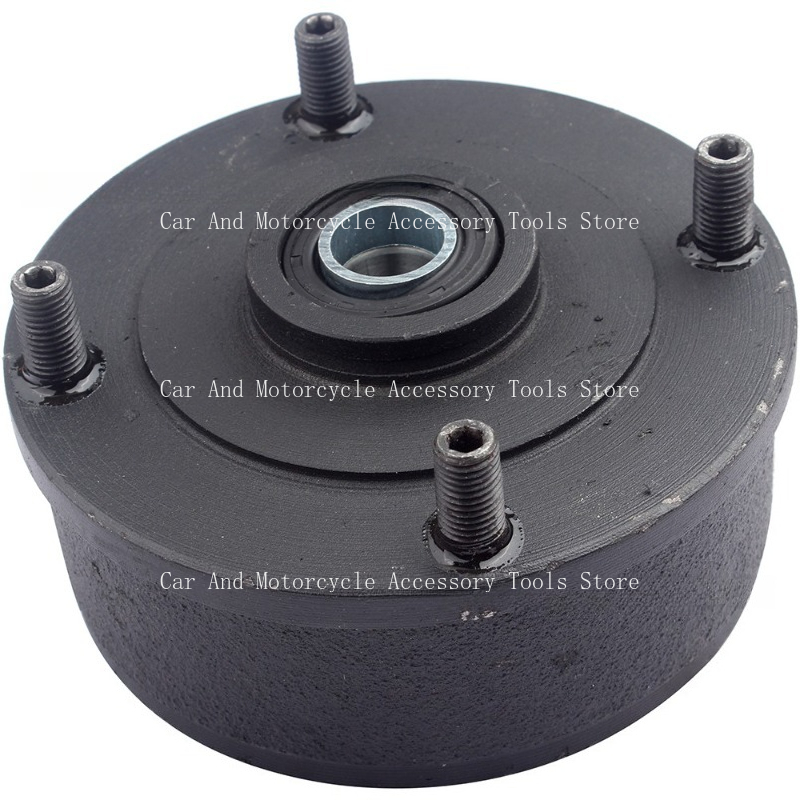 Dynamo Hub Front - อุปกรณ์เสริมรถเอทีวีสี่ล้อสำหรับชายหาด เหมาะสำหรับเบรกดุมล้อหน้าซ้ายและขวาขนาด 125 ซีซี-250 ซีซี และฐานยึดเบรก