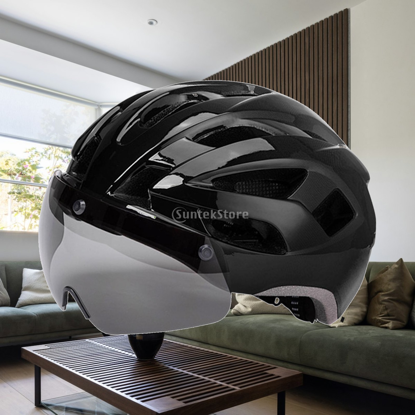 Commute Cycling Helmet - หมวกกันน็อคสำหรับปั่นจักรยานแบบระบายอากาศได้สำหรับผู้ใหญ่ทุกเพศ หมวกแข็งแบบปรับได้สำหรับการเดินทางในเมืองและการปั่นจักรยานกลางแจ้ง