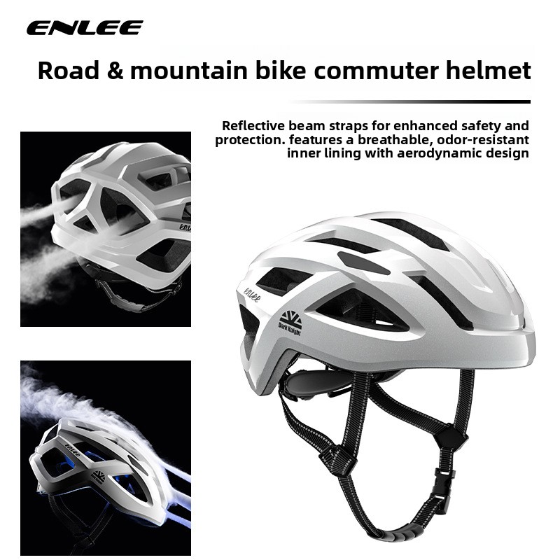 Commute Cycling Helmet - หมวกกันน็อคจักรยาน ENLEE สำหรับกิจกรรมกลางแจ้ง ท่องเที่ยว ปั่นจักรยานเสือภูเขา ปั่นจักรยานบนถนน