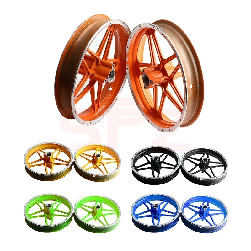 Dynamo Hub Front - ชุดล้อหน้าและล้อหลังอะลูมิเนียมขนาด 2.50-10 นิ้ว พร้อมดุมล้อ สำหรับรถ Pit