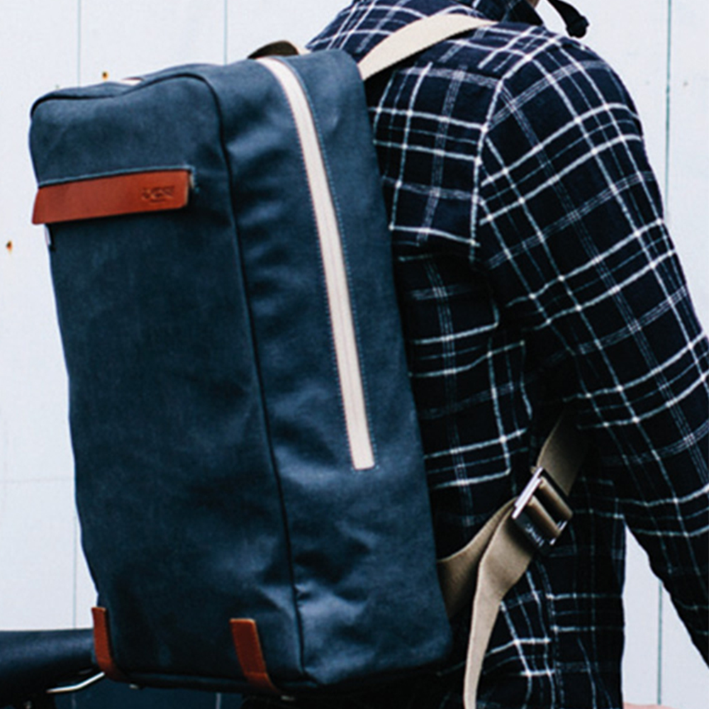 Cycling Commuter Backpack Laptop - BROOKS England Pickzip กระเป๋าเป้สะพายหลัง, กระเป๋าแล็ปท็อปผ้าใบหนังวินเทจสำหรับปั่นจักรยาน, กระเป๋าเป้สะพายหลังกีฬาพักผ่อนในเมือง