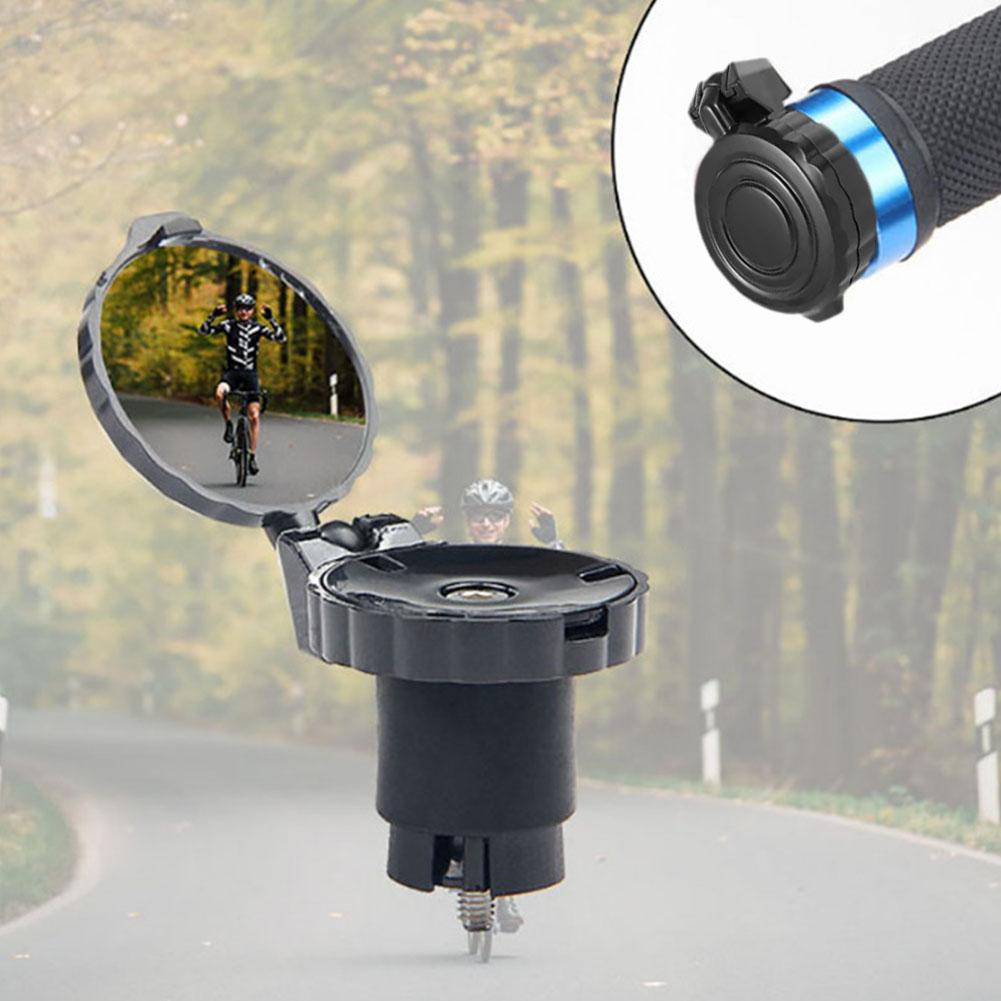 Mirror Handlebar Convex - กระจกมองหลังจักรยานแบบมินิ ปรับหมุนได้ มองเห็นชัดเจน สำหรับจักรยานเสือภูเขาและจักรยานถนน อุปกรณ์เสริมสำหรับจักรยาน