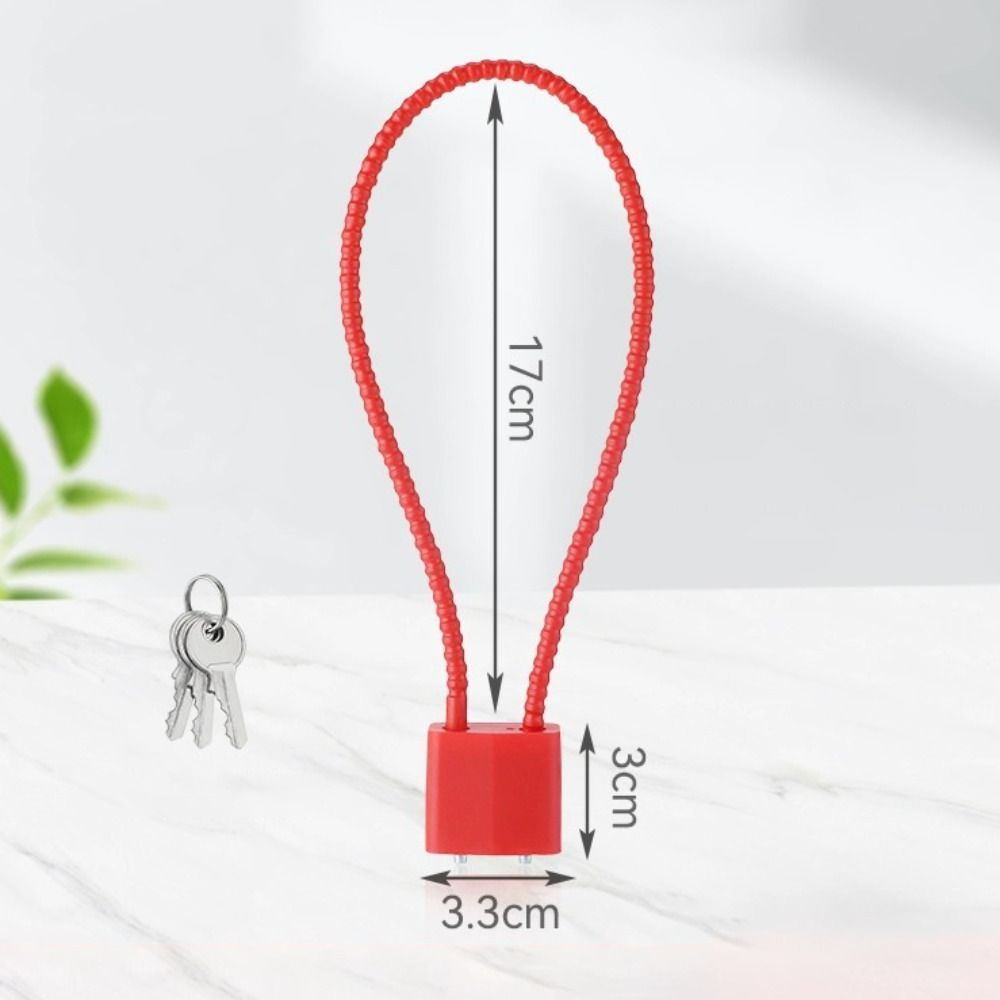 Cable Lock Flexible - ล็อคสายเคเบิลอเนกประสงค์ที่ทนทาน นุ่มนวล มาพร้อมกับกุญแจ กุญแจคล้อง ป้องกันสนิม ล็อคกระเป๋าเดินทางแบบยืดหยุ่น