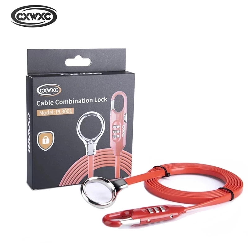อุปกรณ์จักรยานแบบพกพา gembok K - Cable Lock Flexible บทวิจารณ์และราคา