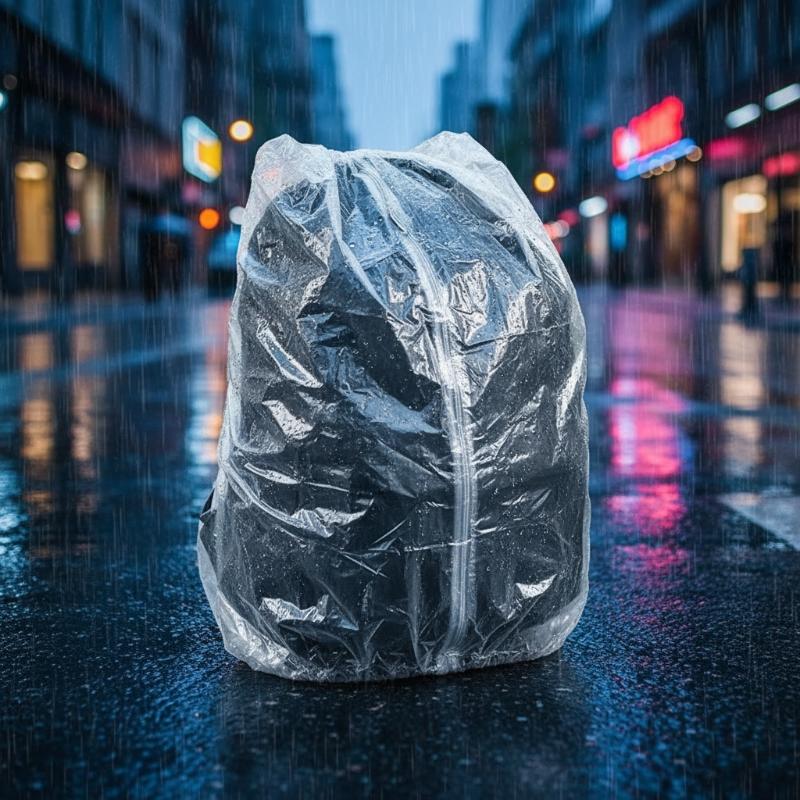 ผ้าคลุมกันฝนสำหรับกระเป๋าเป้แบ - Cycling Commute In Rain บทวิจารณ์และราคา