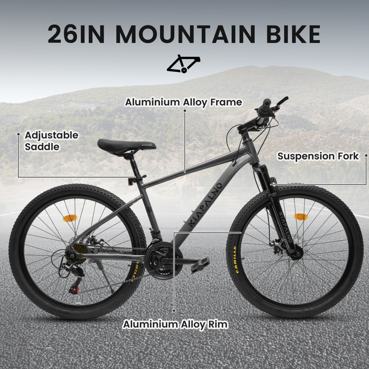 A26472B ECARPAT จักรยานเสือภูเ - Commuting On Road Bike บทวิจารณ์และราคา