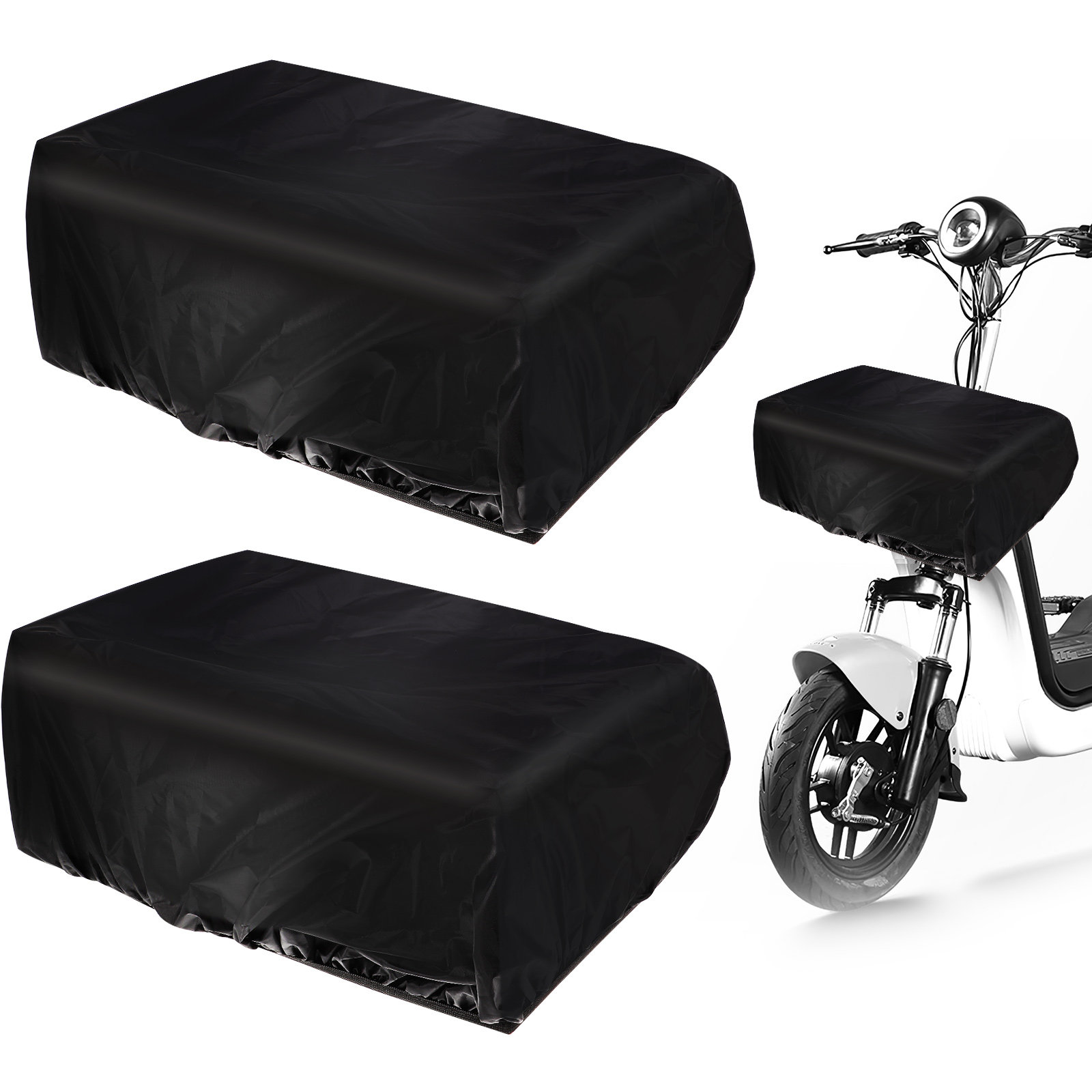 ฝาครอบตะกร้าจักรยาน 2 ชิ้น วัส - Cycling Commute In Rain บทวิจารณ์และราคา
