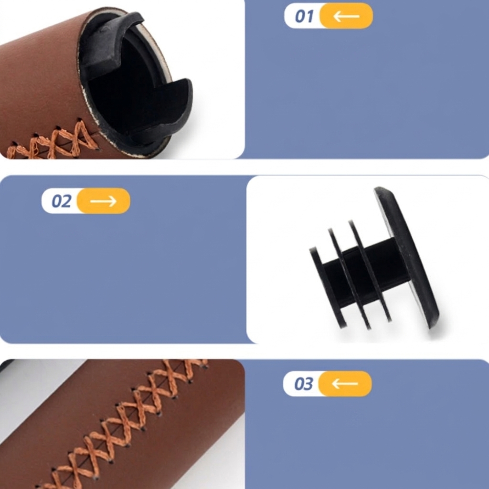 ปลอกแฮนด์หนังแบบล็อคได้ นุ่มสบ - Commuting On Road Bike บทวิจารณ์และราคา