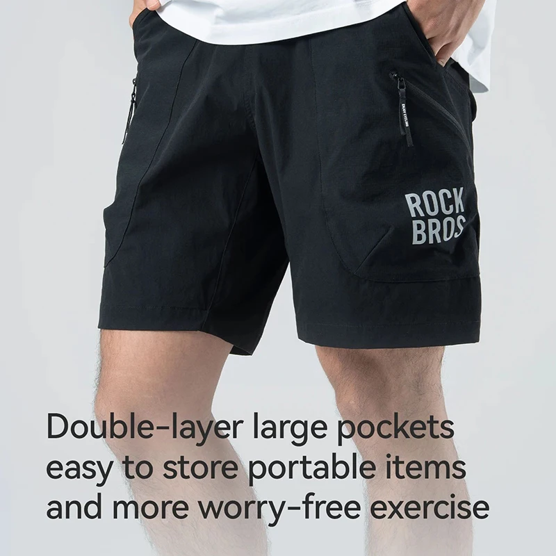กางเกงปั่นจักรยานผู้ชาย ROCKBR - Cycling Shorts For Commute บทวิจารณ์และราคา