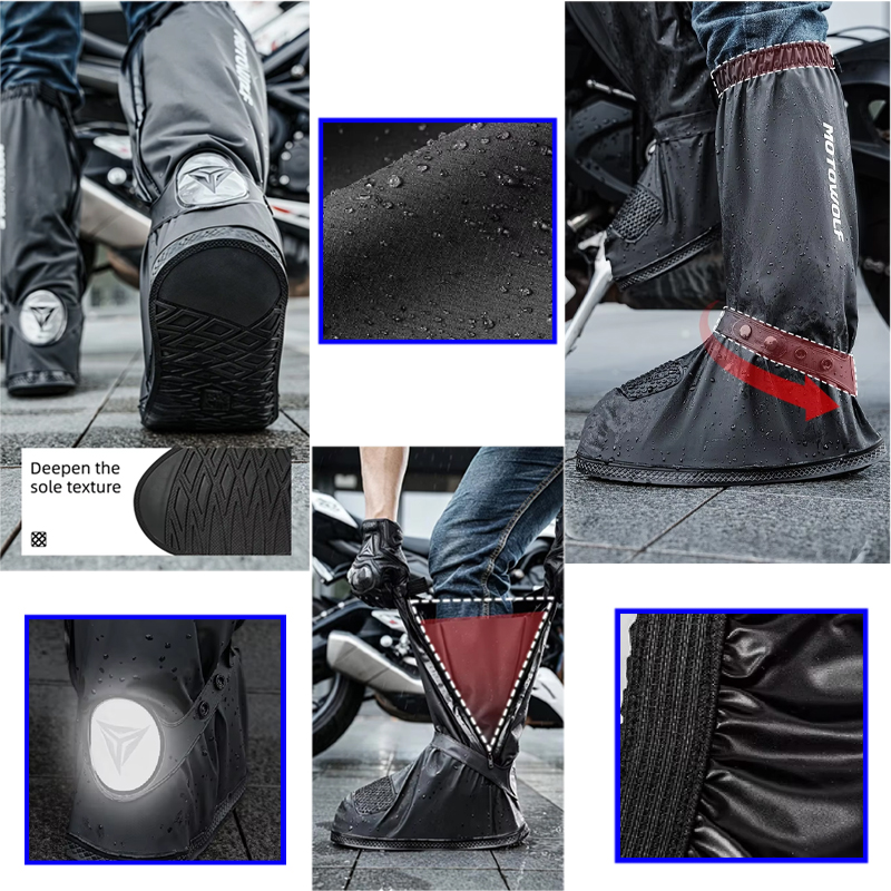 ที่หุ้มรองเท้ากันฝนแบบใช้ซ้ำได - Cycling Commute In Rain บทวิจารณ์และราคา