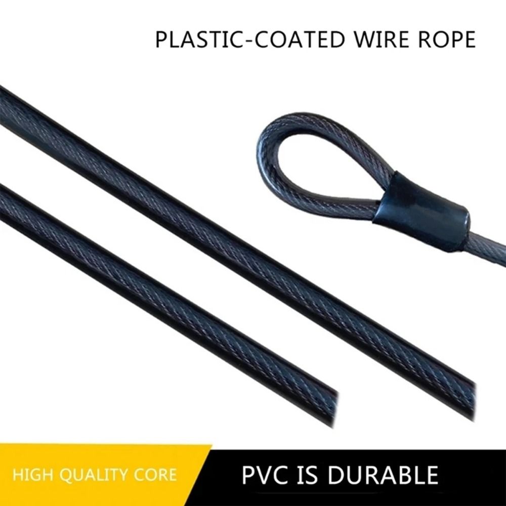 สายล็อคจักรยานกันขโมยแบบพับได้ - Cable Lock Flexible บทวิจารณ์และราคา