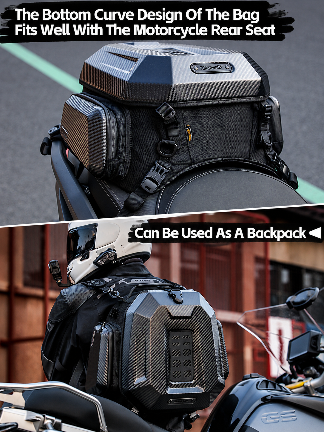 กระเป๋าท้ายมอเตอร์ไซค์ Rhinowa - Cycling Commute Backpack บทวิจารณ์และราคา