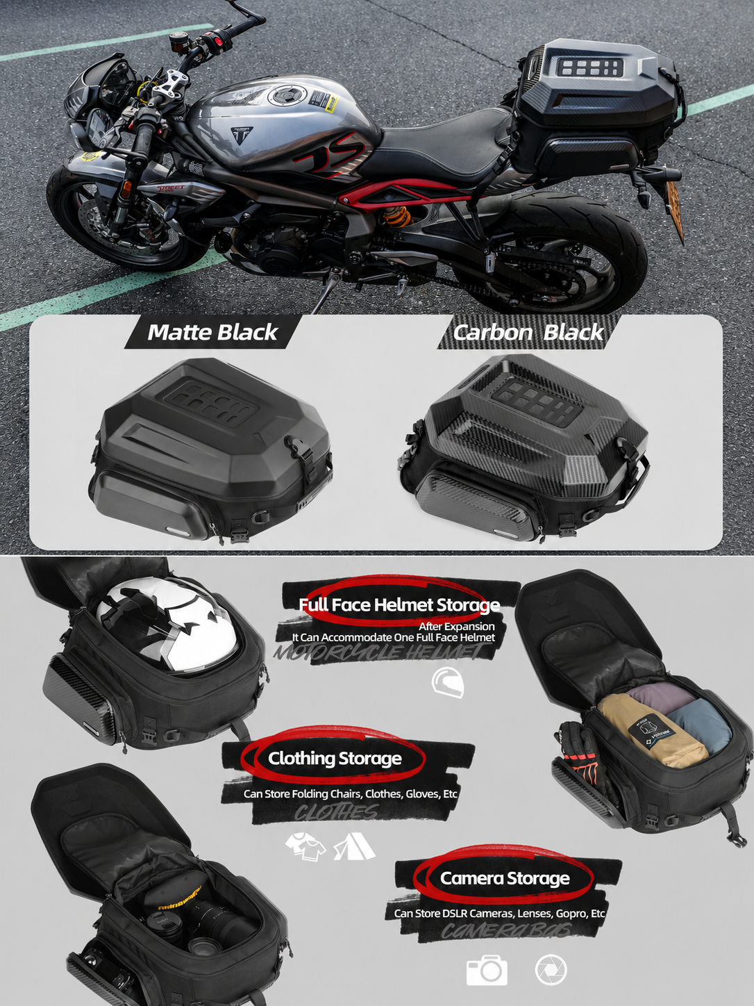 กระเป๋าท้ายมอเตอร์ไซค์ Rhinowa - Cycling Commute Backpack บทวิจารณ์และราคา