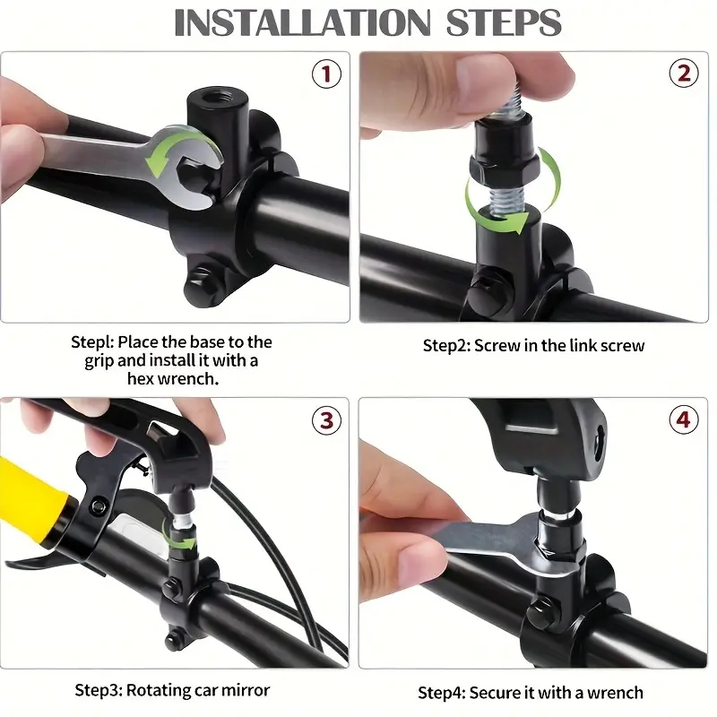 กระจกมองหลังติดแฮนด์มอเตอร์ไซค - Mirror Handlebar Convex บทวิจารณ์และราคา