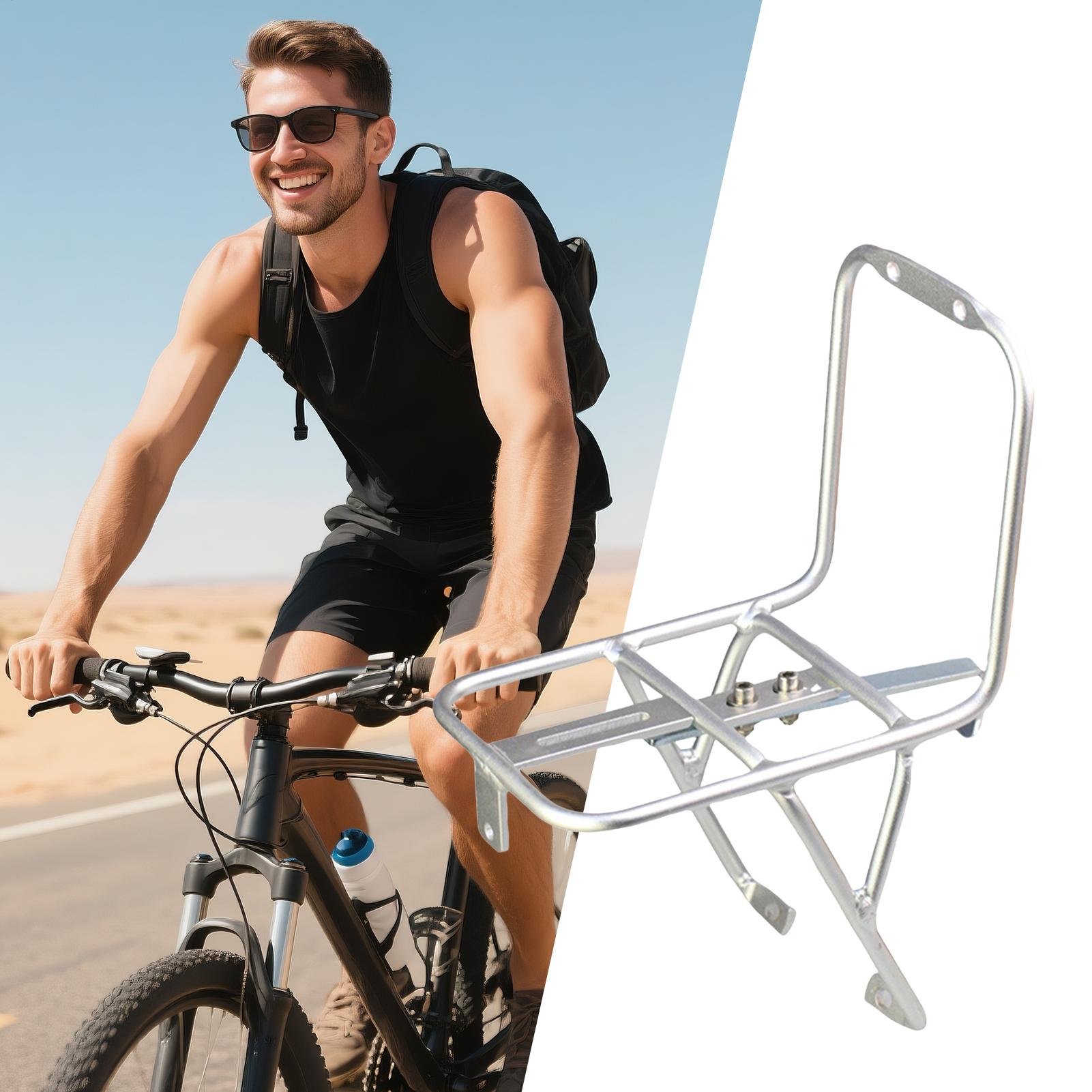 แร็คจักรยานด้านหน้า อลูมิเนียม - Cycling Commuting บทวิจารณ์และราคา