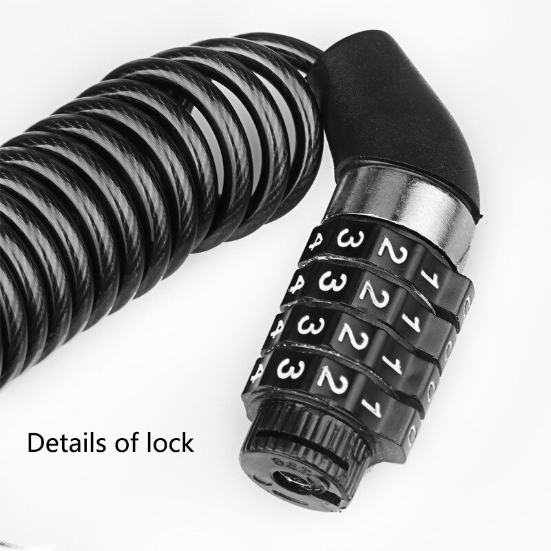 กุญแจล็อคแบบสายเคเบิลป้องกันกา - Cable Lock Flexible บทวิจารณ์และราคา