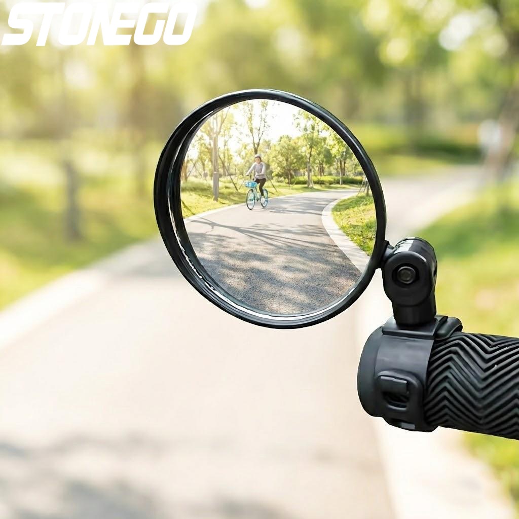 กระจกมองหลังจักรยานแบบปรับได้  - Mirror Handlebar Convex บทวิจารณ์และราคา