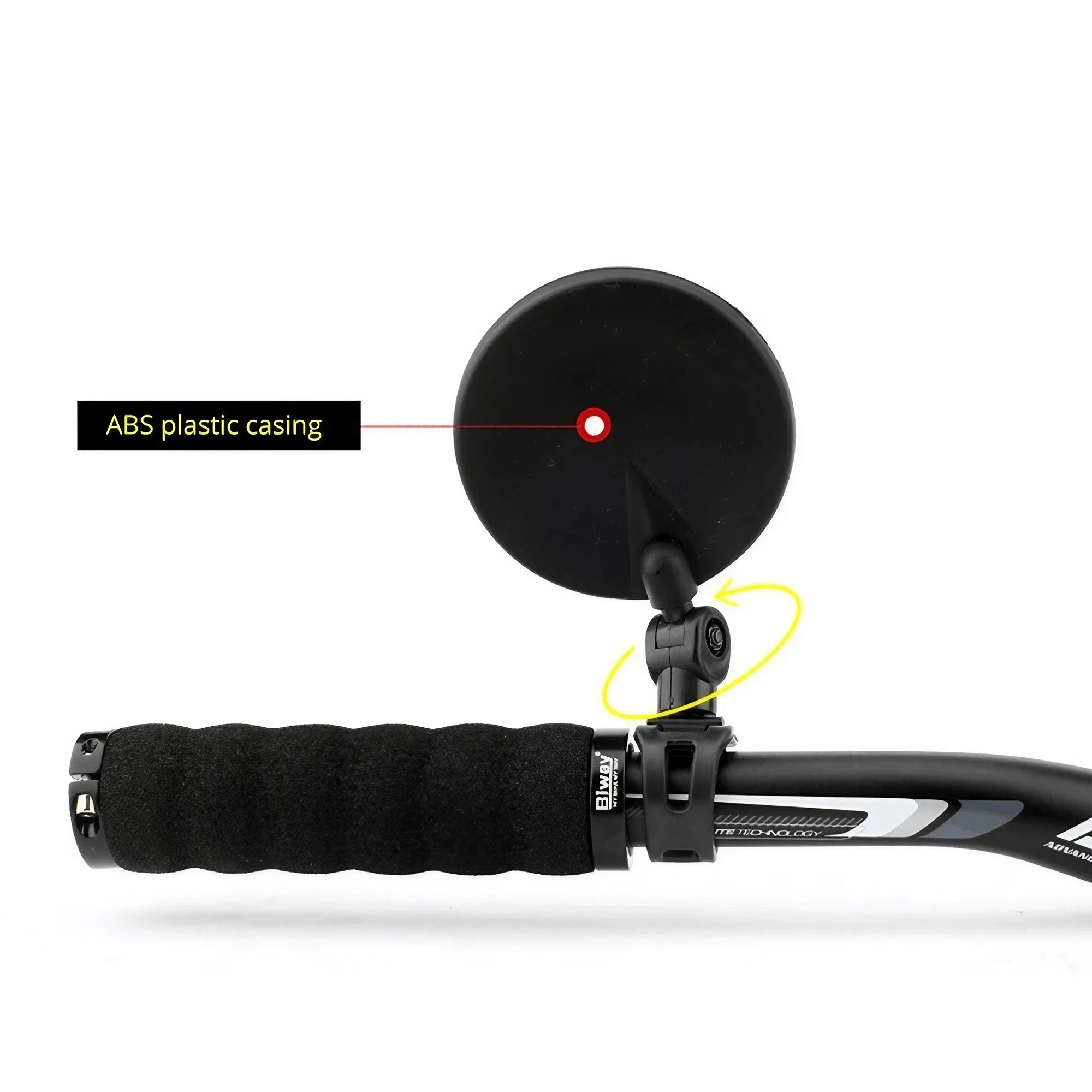 กระจกมองหลังจักรยานแบบปรับได้  - Mirror Handlebar Convex บทวิจารณ์และราคา