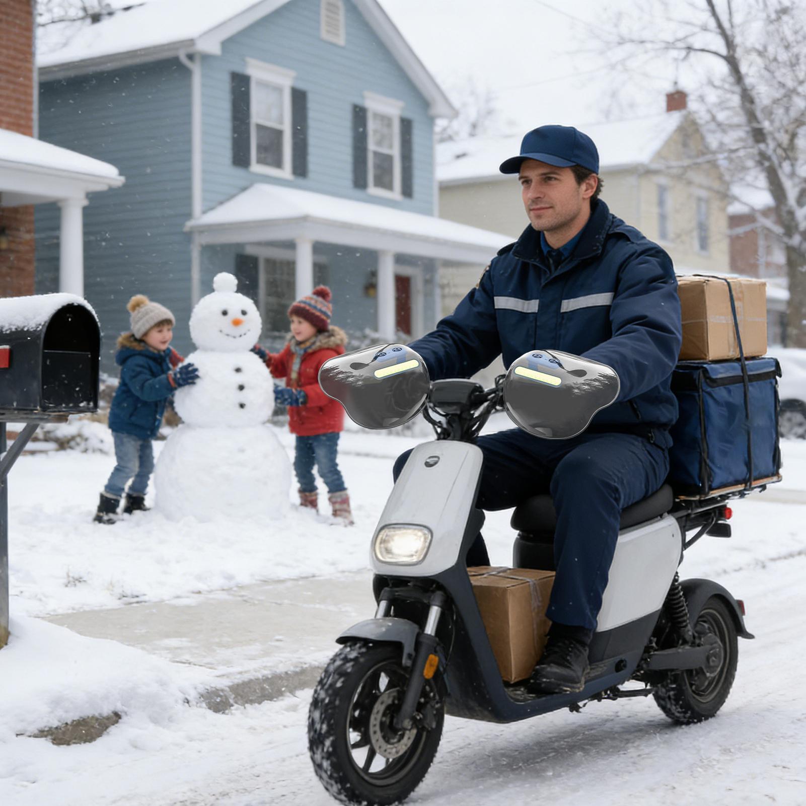 ที่ครอบมือสำหรับฤดูหนาวสำหรับส - Winter Cycling Commute บทวิจารณ์และราคา