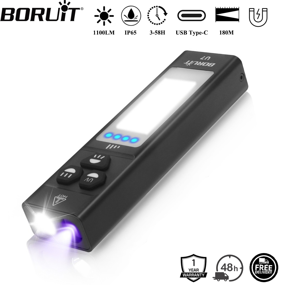 ไฟฉาย BORUiT U7 UV LED EDC 110 - Cycling To Work บทวิจารณ์และราคา