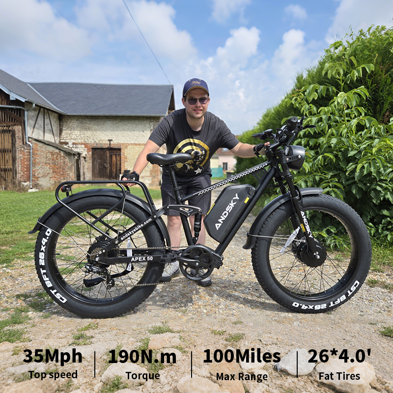 จักรยานไฟฟ้า ANDSKY Apex50 AWD - Commuting On Road Bike บทวิจารณ์และราคา