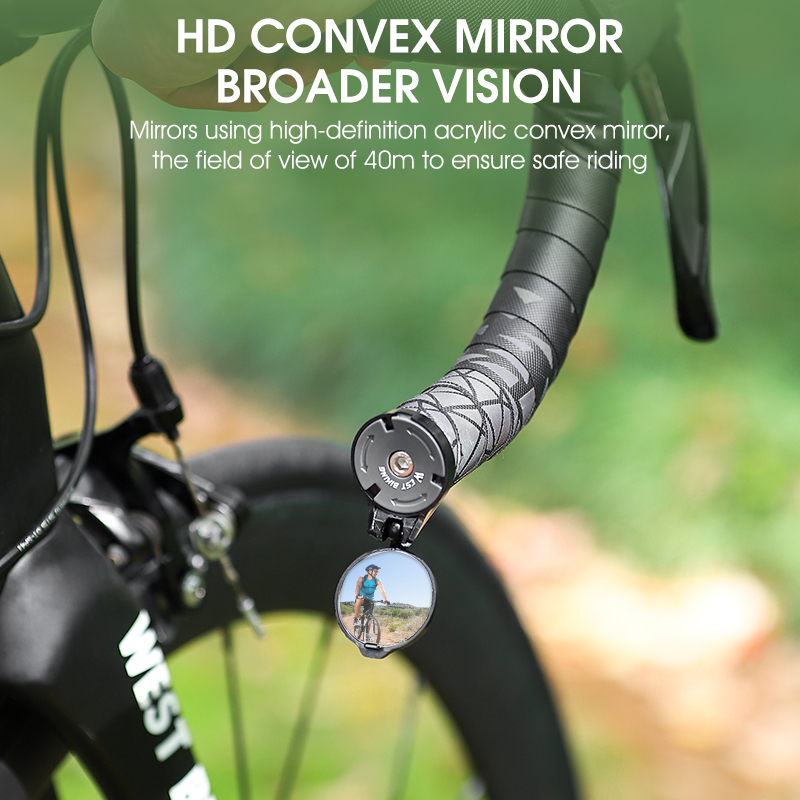 กระจกมองหลังแฮนด์จักรยานตะวันต - Mirror Handlebar Convex บทวิจารณ์และราคา