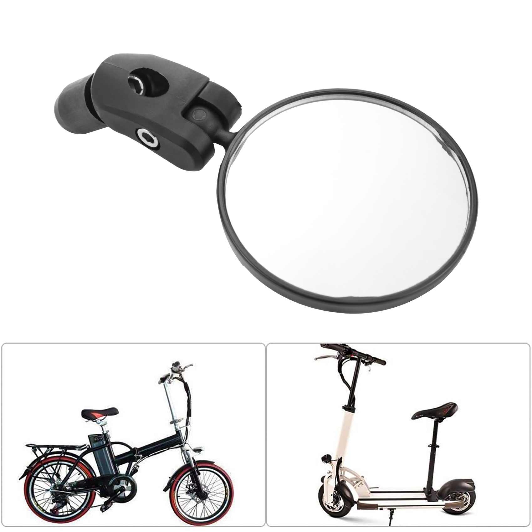 กระจกมองหลังจักรยาน AEB0, กระจ - Mirror Handlebar Convex บทวิจารณ์และราคา
