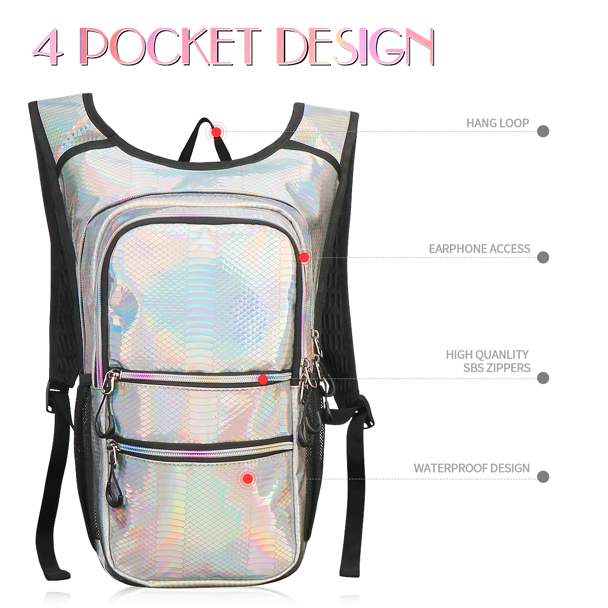 กระเป๋าเป้สะพายหลังกันน้ำแบบพก - Cycling Commute Backpack บทวิจารณ์และราคา