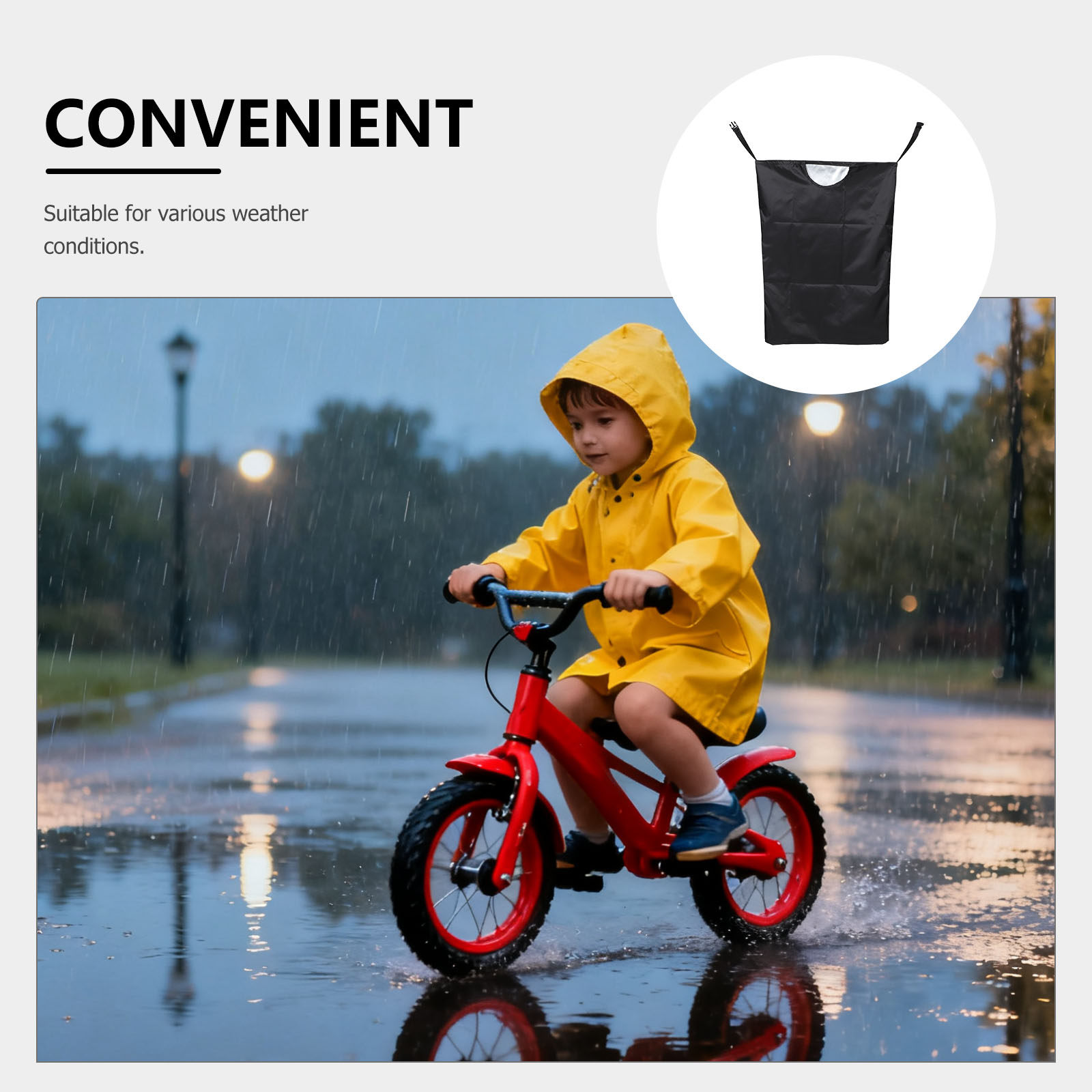 ผ้าคลุมเบาะจักรยานกันน้ำสำหรับ - Cycling Commute In Rain บทวิจารณ์และราคา