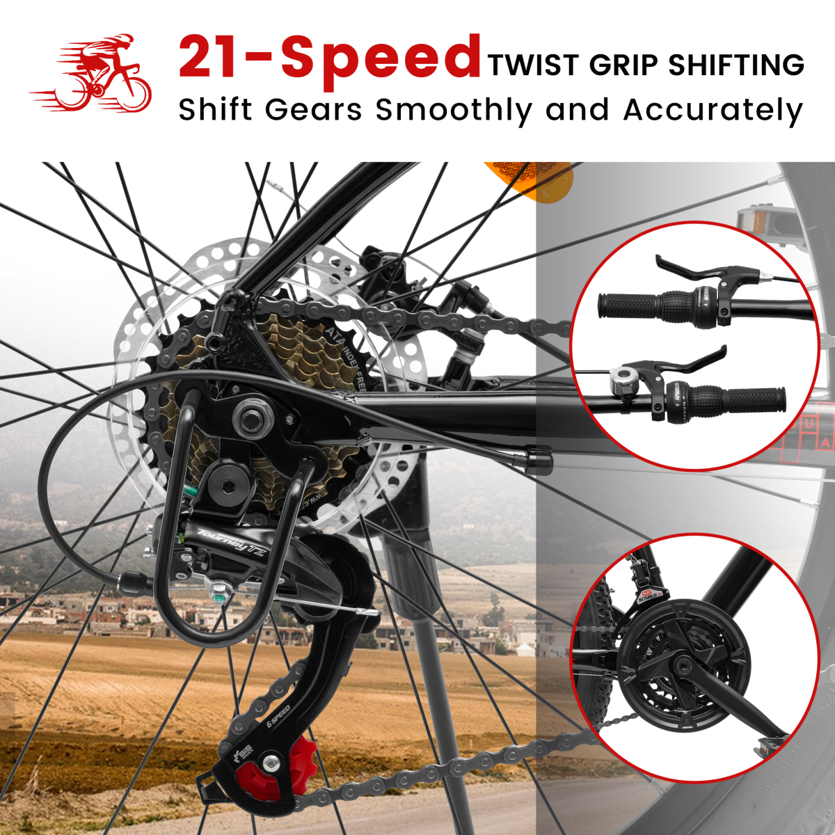 A26472B ECARPAT จักรยานเสือภูเ - Commuting On Road Bike บทวิจารณ์และราคา