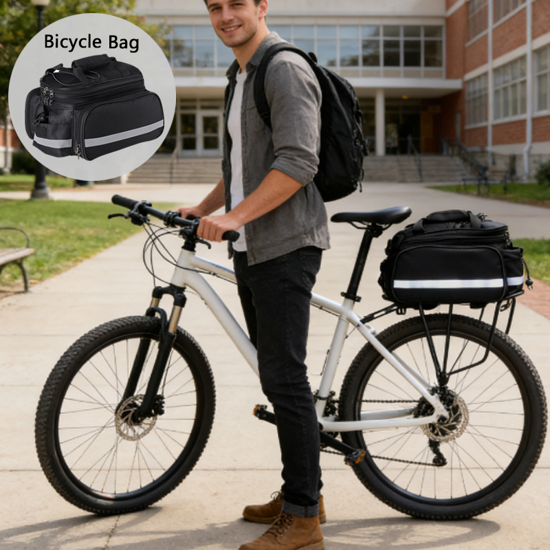 กระเป๋าติดท้ายจักรยาน 1 ชิ้น พ - Cycling Commute In Rain บทวิจารณ์และราคา