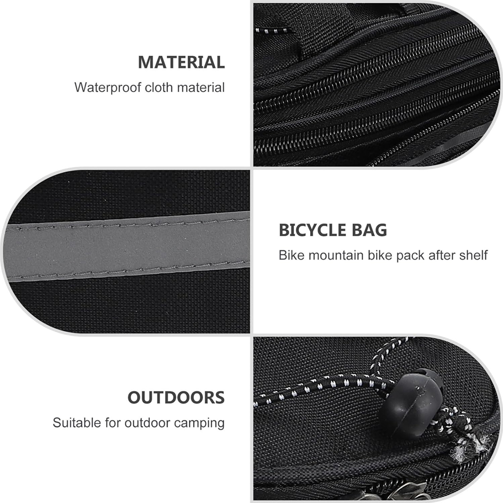 กระเป๋าติดท้ายจักรยาน 1 ชิ้น พ - Cycling Commute In Rain บทวิจารณ์และราคา