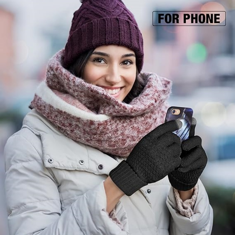 ถุงมือถักหนาแบบสัมผัสหน้าจอได้ - Winter Cycling Commute บทวิจารณ์และราคา