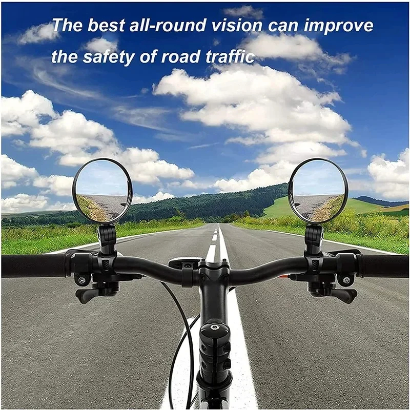 กระจกมองหลังจักรยาน 2-8 ชิ้น,  - Mirror Handlebar Convex บทวิจารณ์และราคา