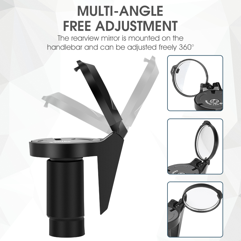 กระจกมองหลังจักรยาน WEST BIKIN - Mirror Handlebar Convex บทวิจารณ์และราคา