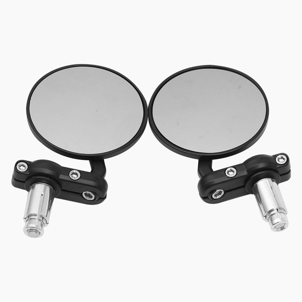 2pcs กระจกรถจักรยานยนต์รอบบาร์ - Mirror Handlebar Convex บทวิจารณ์และราคา