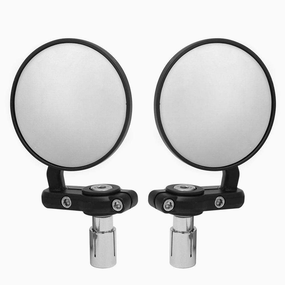2pcs กระจกรถจักรยานยนต์รอบบาร์ - Mirror Handlebar Convex บทวิจารณ์และราคา