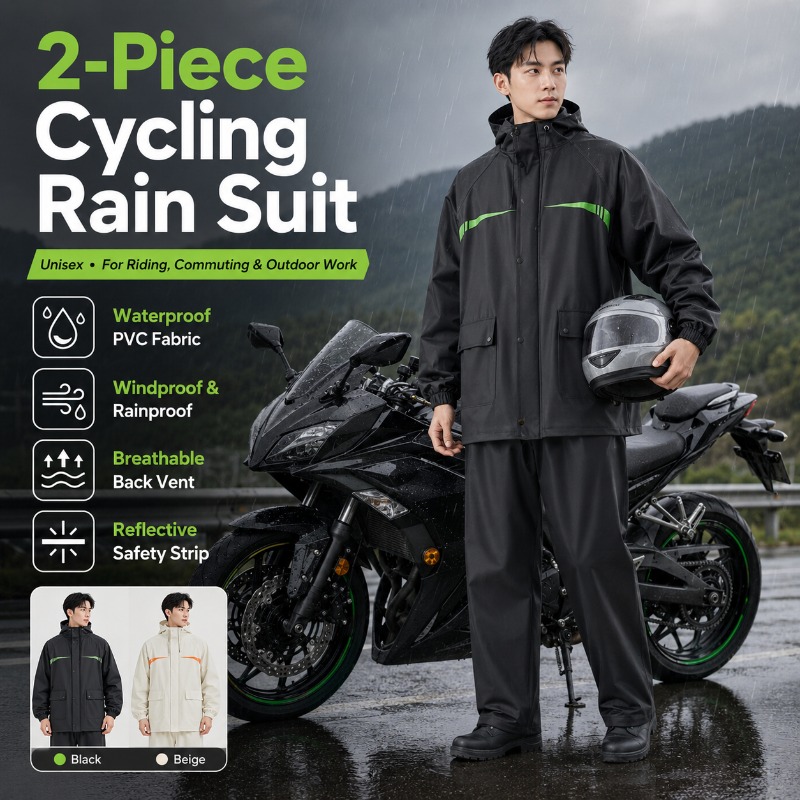 ชุดกันฝนสำหรับปั่นจักรยานแบบกั - Cycling Commute In Rain บทวิจารณ์และราคา