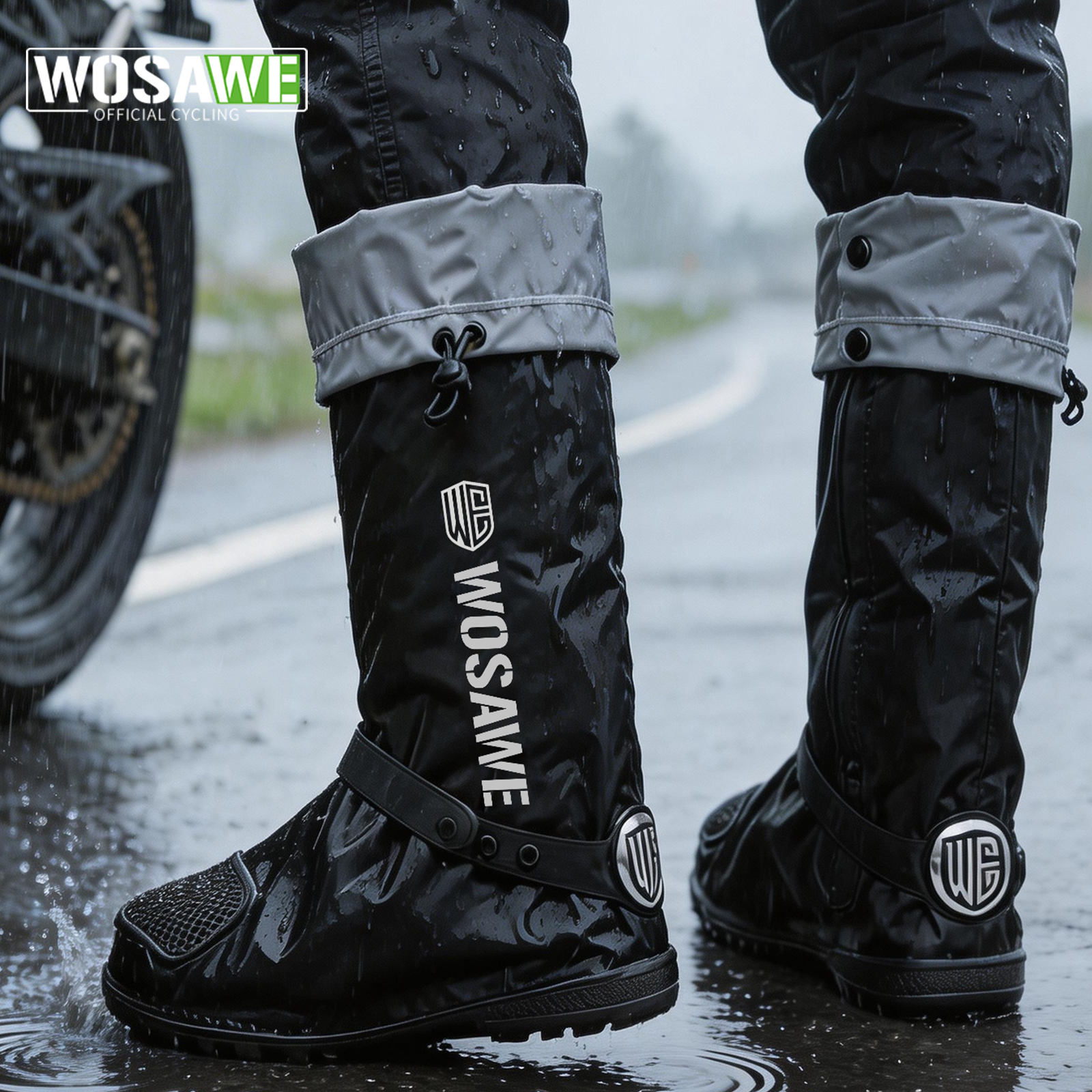 WOSAWE WOSAWE ผ้าคลุมรองเท้ากั - Cycling Commute In Rain บทวิจารณ์และราคา