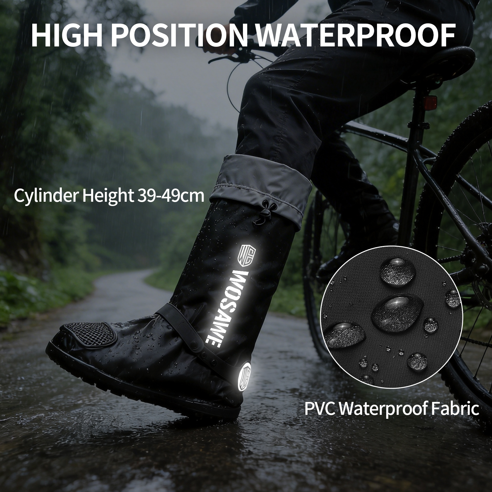 WOSAWE WOSAWE ผ้าคลุมรองเท้ากั - Cycling Commute In Rain บทวิจารณ์และราคา