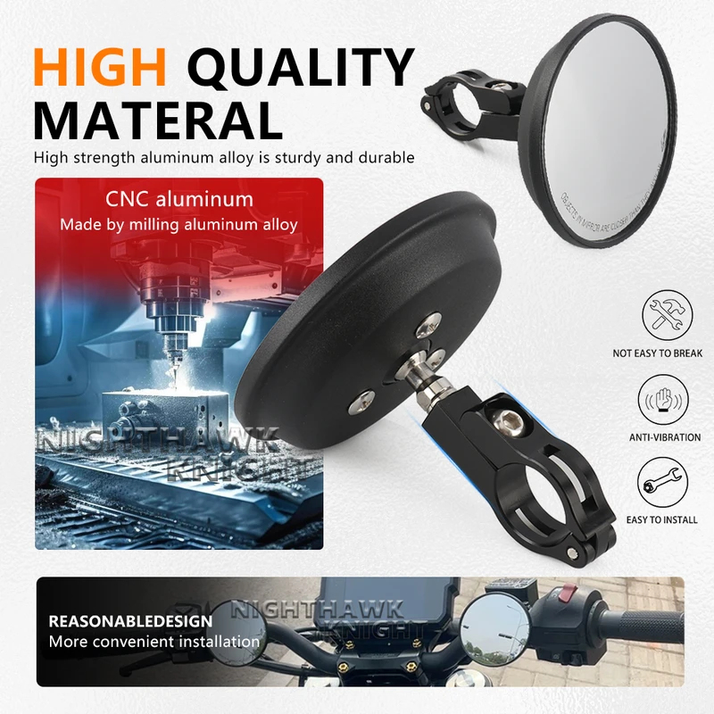 สำหรับ HONDA CB650R CB 650R CB - Mirror Handlebar Convex บทวิจารณ์และราคา