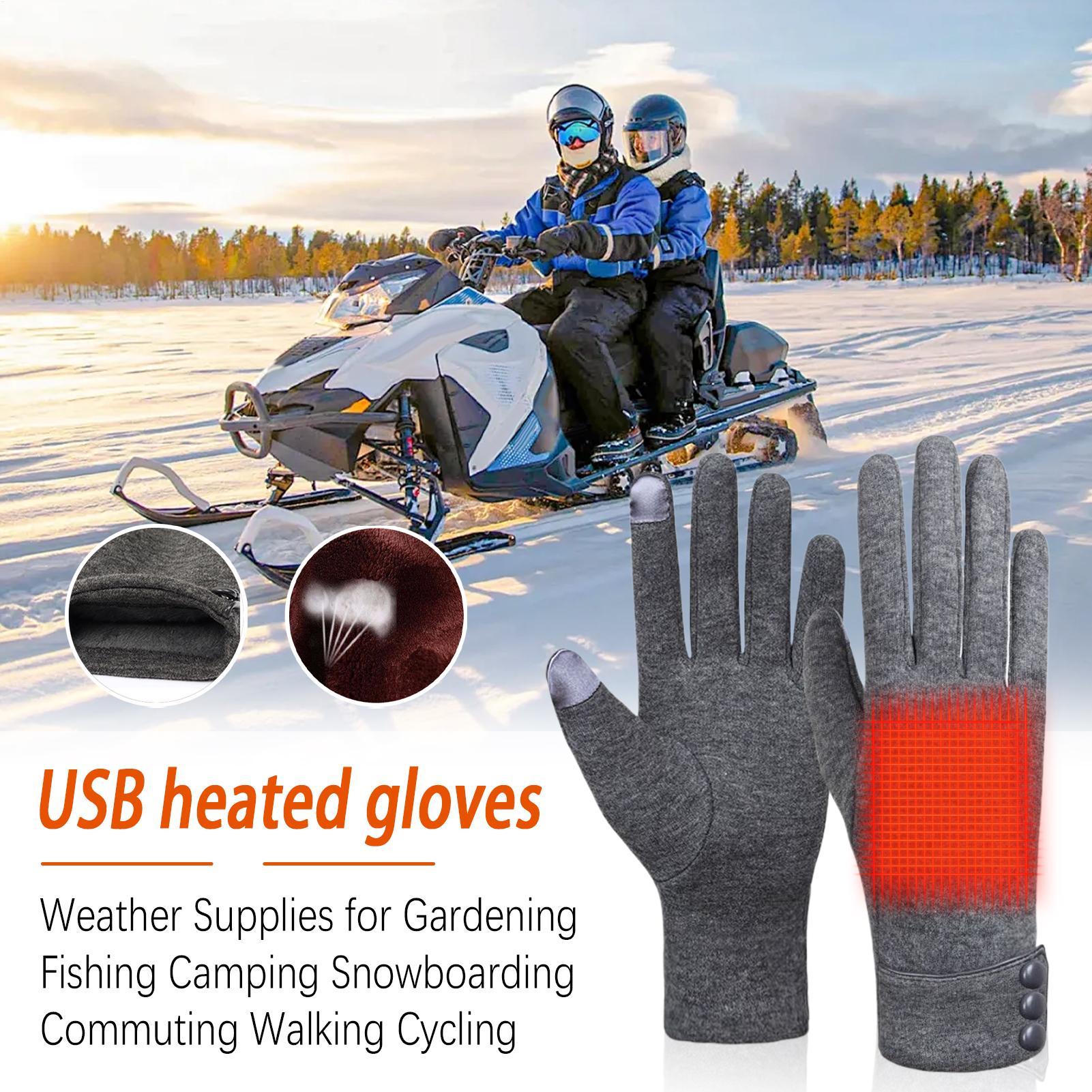 ถุงมืออุ่นร้อน 3 ระดับ แบบ USB - Winter Cycling Commute บทวิจารณ์และราคา