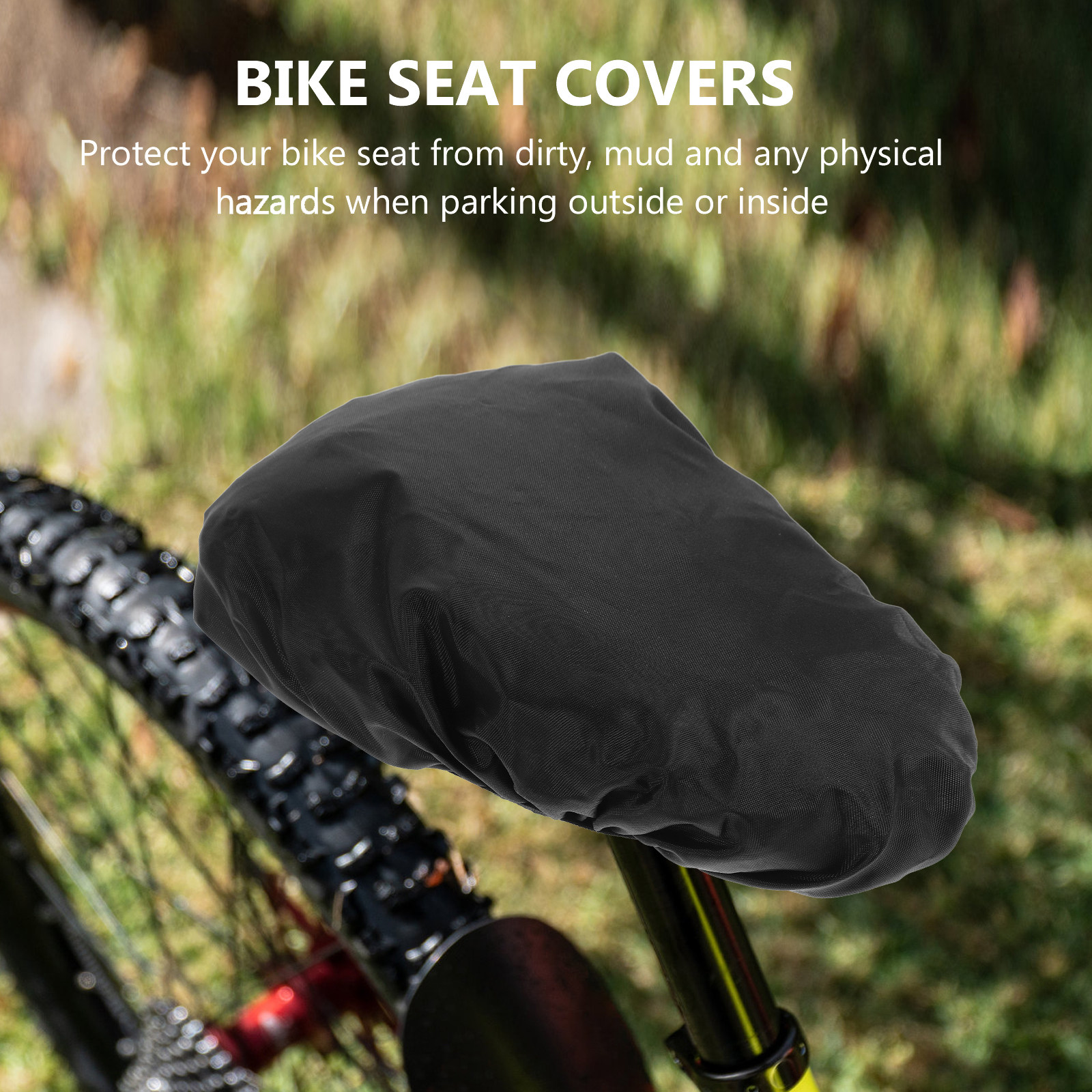 2 ชิ้น ผ้าคลุมเบาะจักรยานแบบยื - Cycling Commute In Rain บทวิจารณ์และราคา