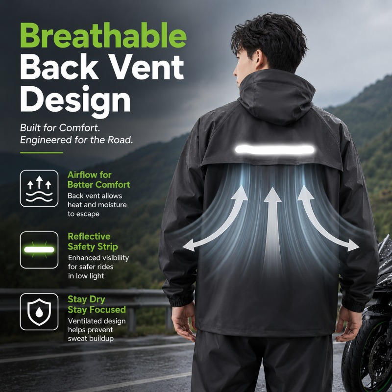 ชุดกันฝนสำหรับปั่นจักรยานแบบกั - Cycling Commute In Rain บทวิจารณ์และราคา