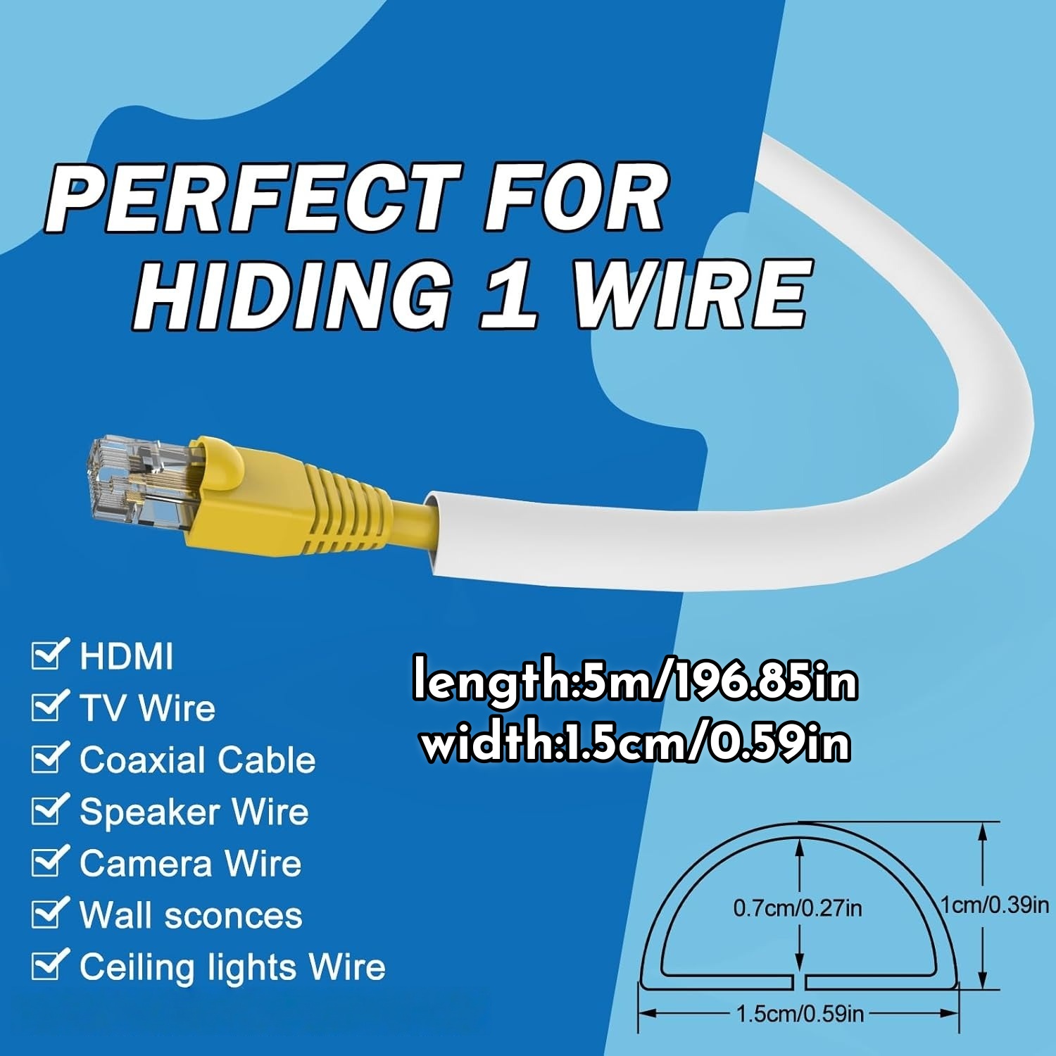 1 ชิ้น ที่ครอบสายไฟแบบยืดหยุ่น - Cable Lock Flexible บทวิจารณ์และราคา