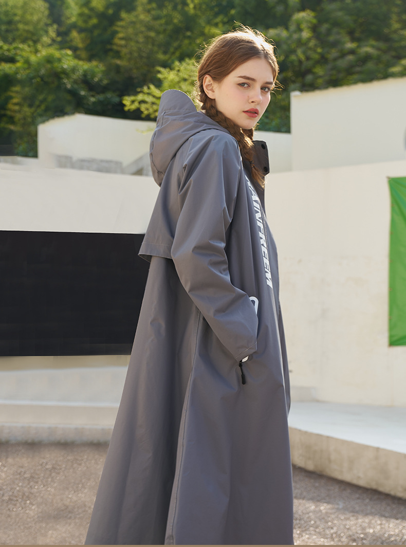 Oversize เดี่ยวยาวเสื้อกันฝนผู - Cycling Commute In Rain บทวิจารณ์และราคา